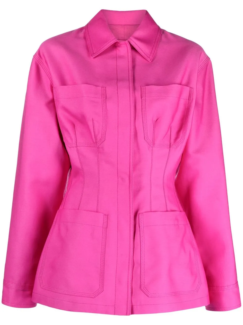 

Valentino Couture Blaser pea coat - Pink