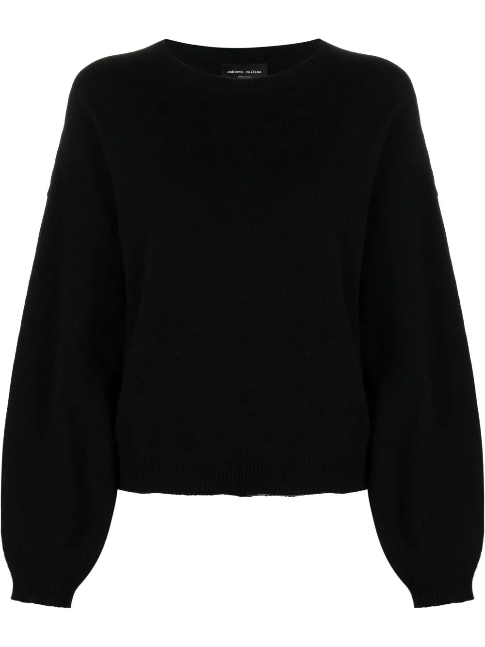 

Roberto Collina round-neck knit jumper - Black