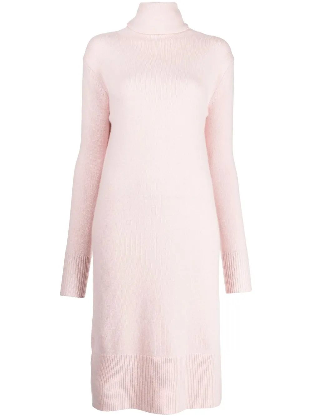 

JOSEPH roll-neck knitted dress - Pink