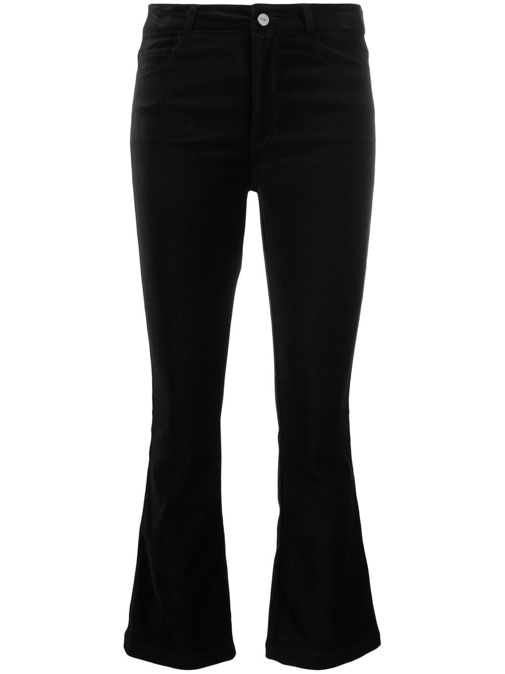 

PAIGE mid-rise flared jeans - Black