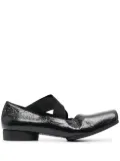 Uma Wang square toe ballerina shoes - Black