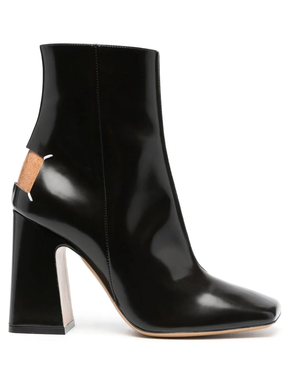 

Maison Margiela square-toe ankle boots - Brown