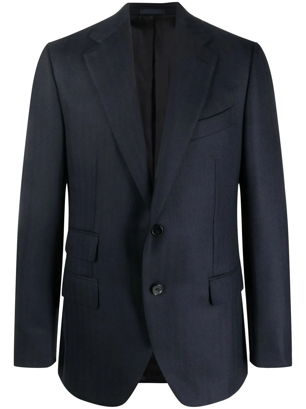 

Caruso single-breasted wool blazer - Blue