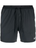 Nike Swoosh-print running shorts - Black