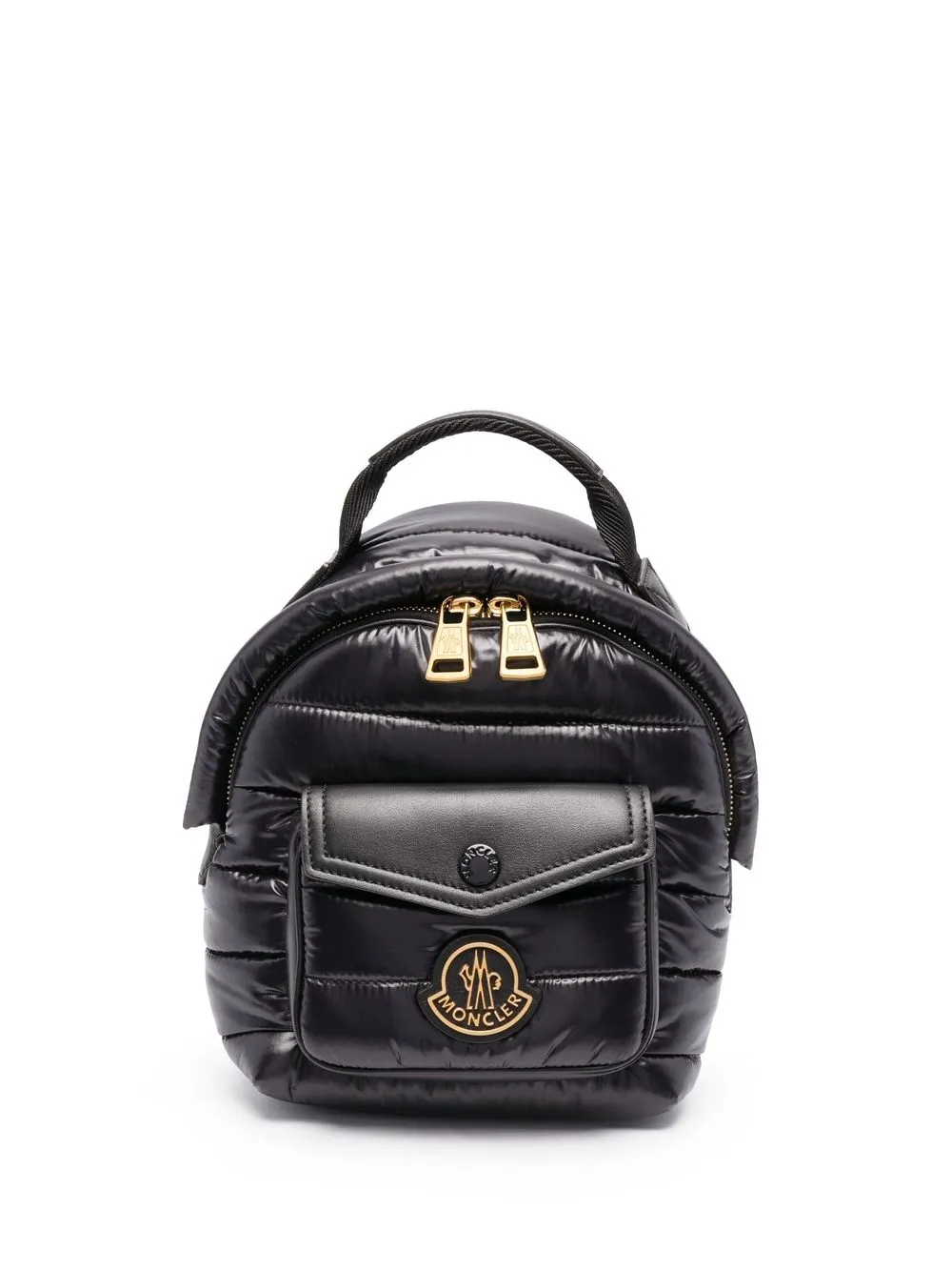 

Moncler padded logo-patch backpack - Black