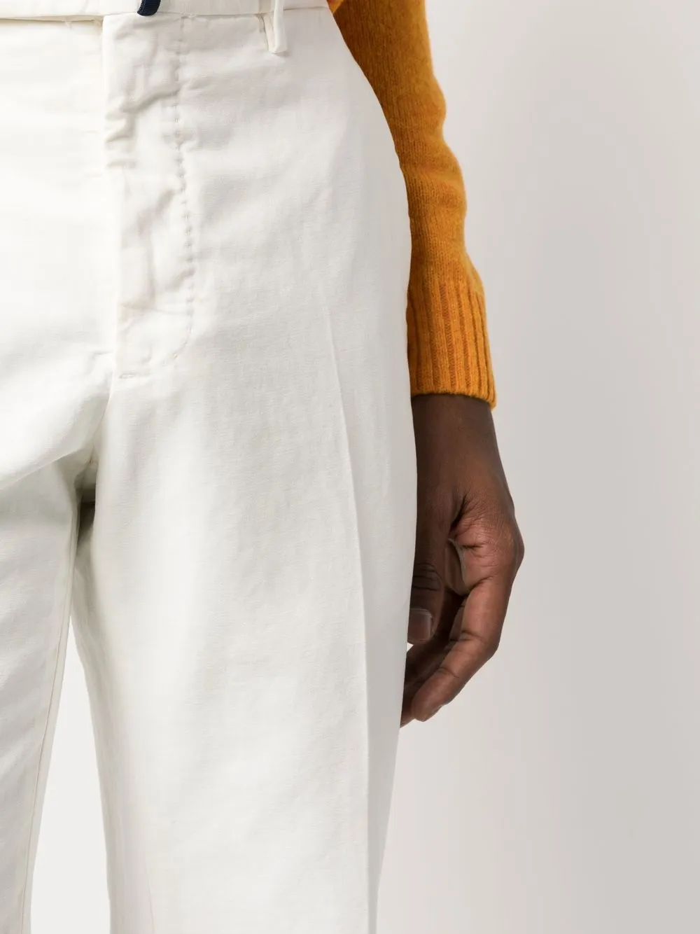 Incotex Straight-leg Trousers In White