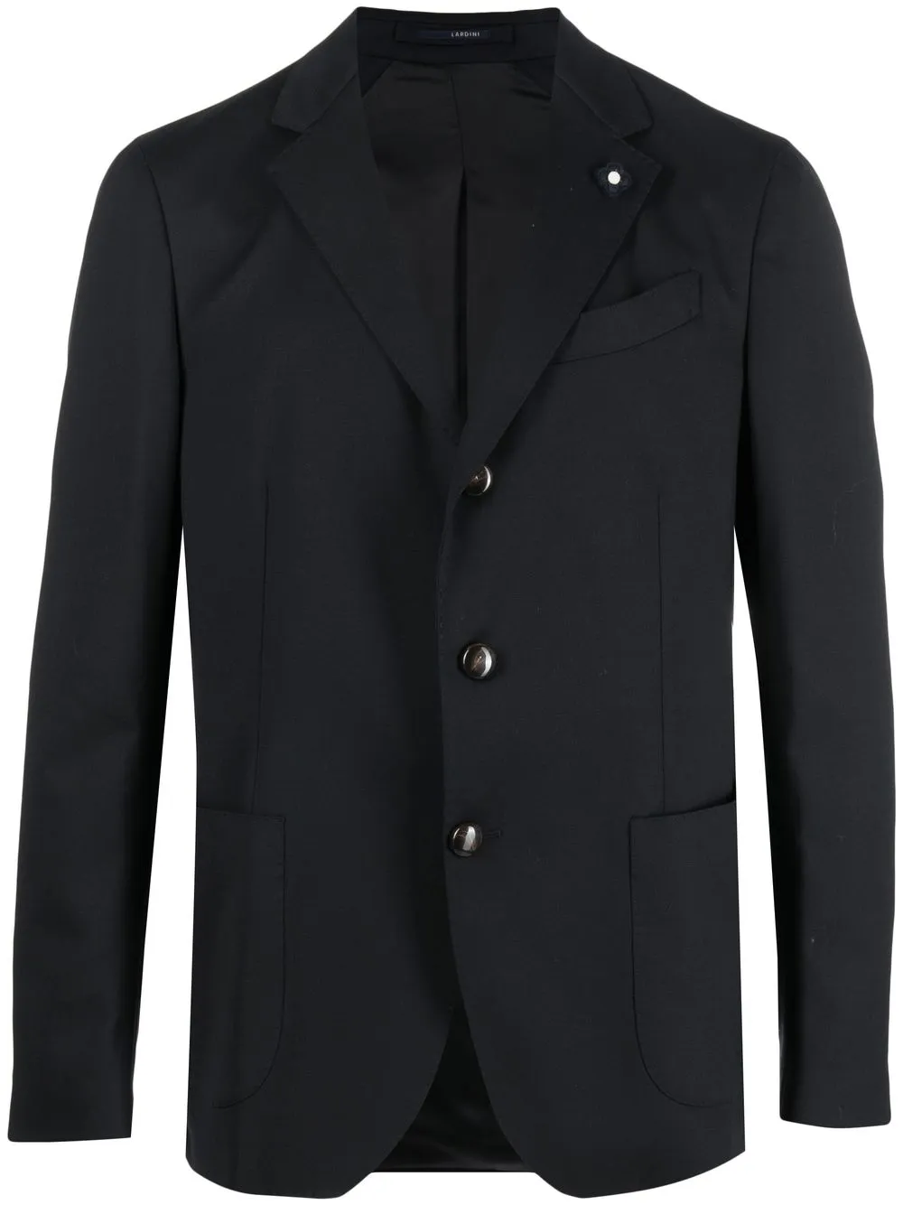 

Lardini single-breasted tailored blazer - Black