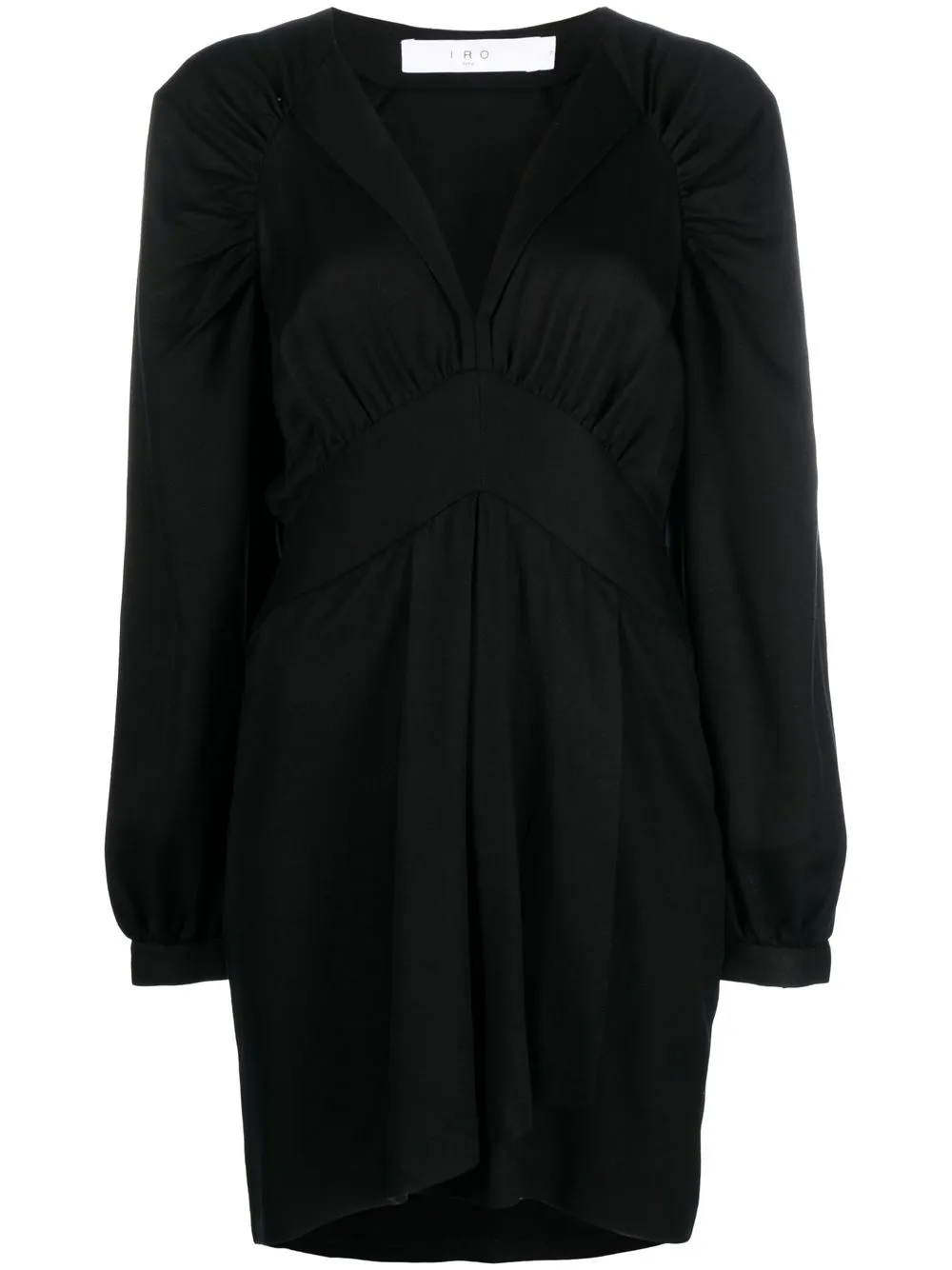 

IRO V-neck long-sleeved minidress - Black