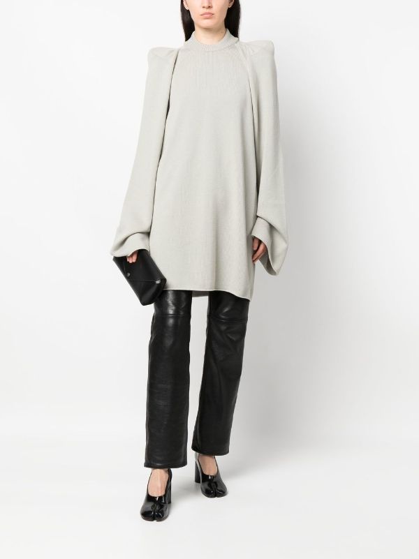 Rick Owens Tec exaggerated-shoulder Jumper - Farfetch