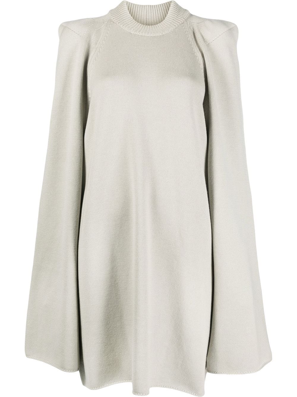 

Rick Owens Tec exaggerated-shoulder jumper - Neutrals