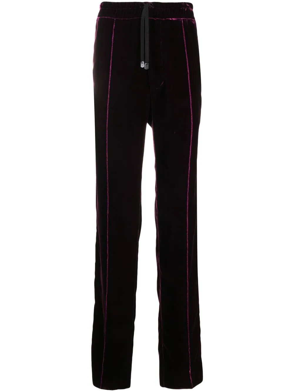 

TOM FORD straight-leg velvet trousers - Purple