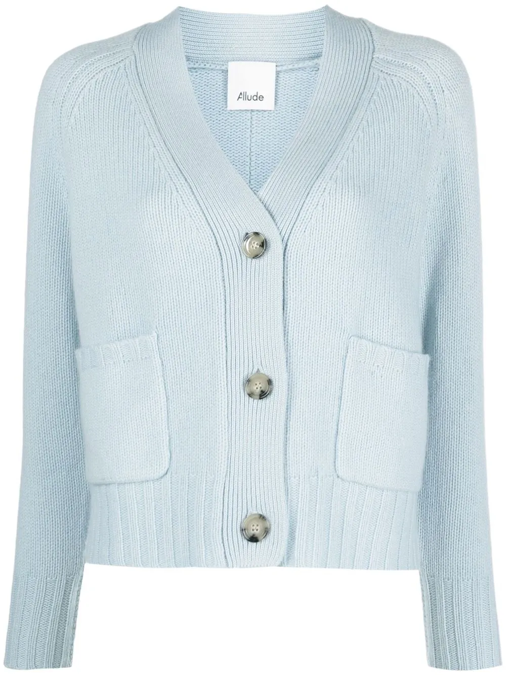 

Allude button-up wool-cashmere cardigan - Blue