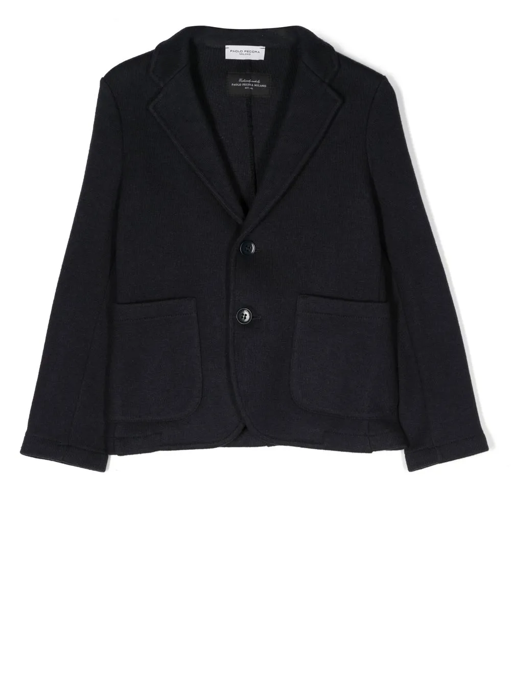 

Paolo Pecora Kids tailored single-breasted blazer - Blue