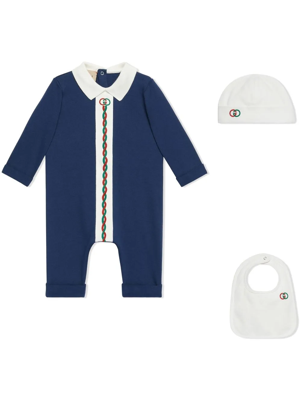 

Gucci Kids Interlocking G gift set - Blue