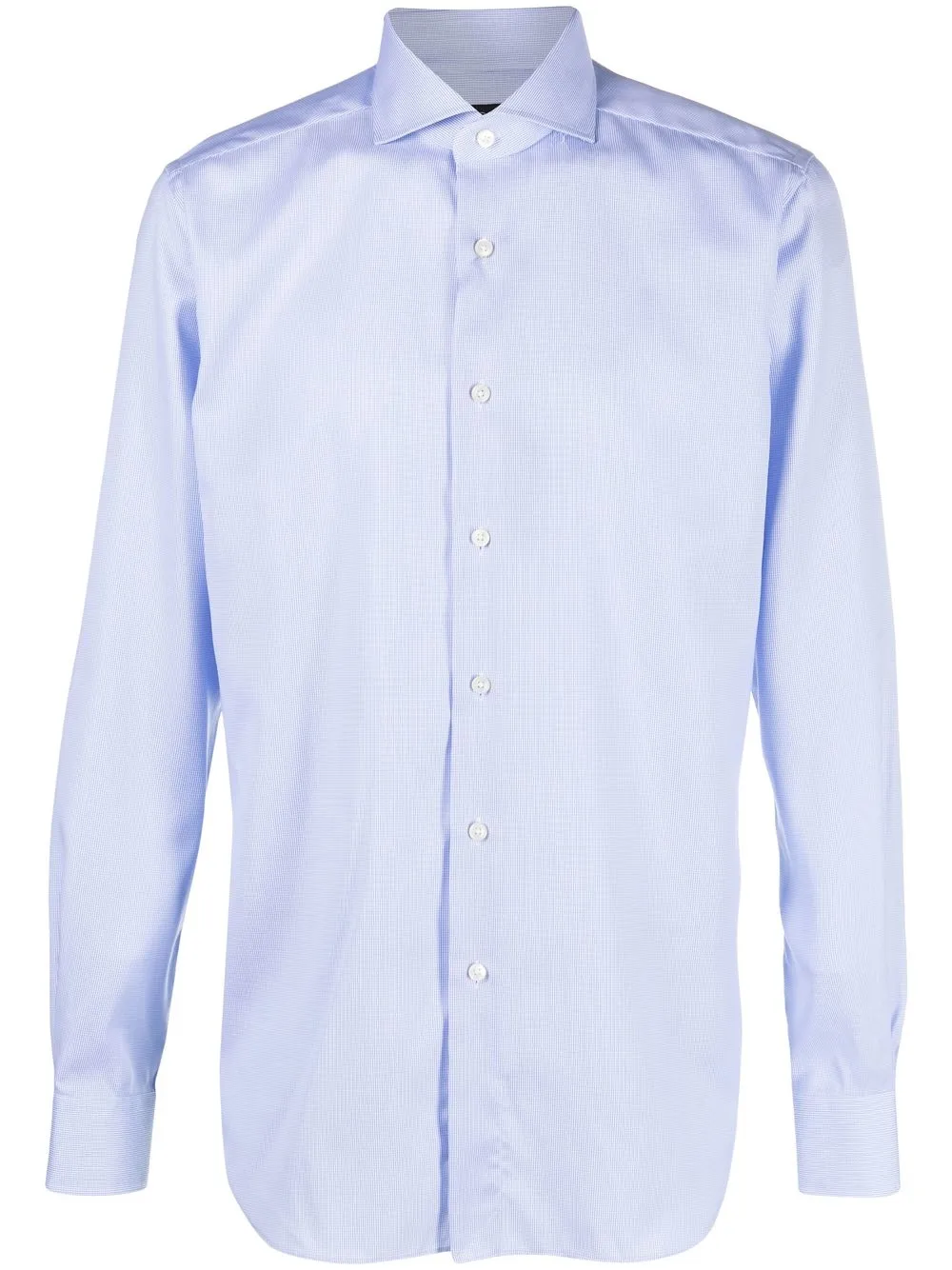 DELL'OGLIO LONG-SLEEVE COTTON SHIRT