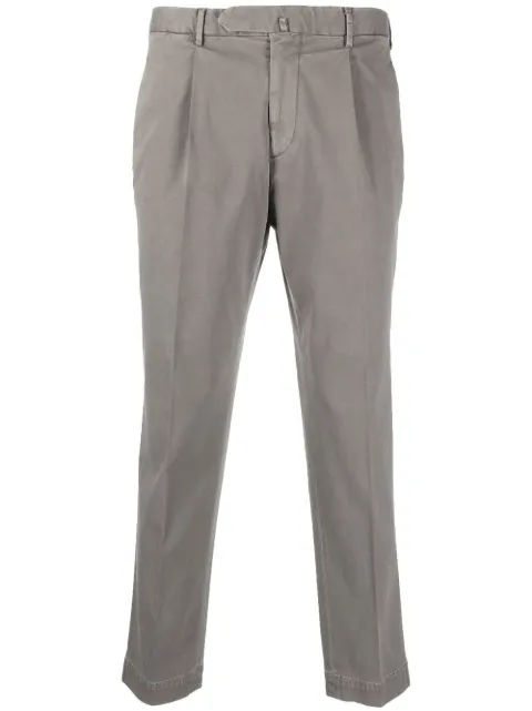 Dell'oglio off-centre front fastening trousers