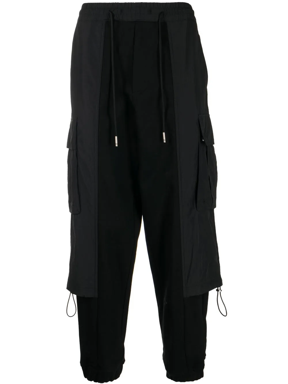 

SONGZIO cotton cargo track-pants - Black