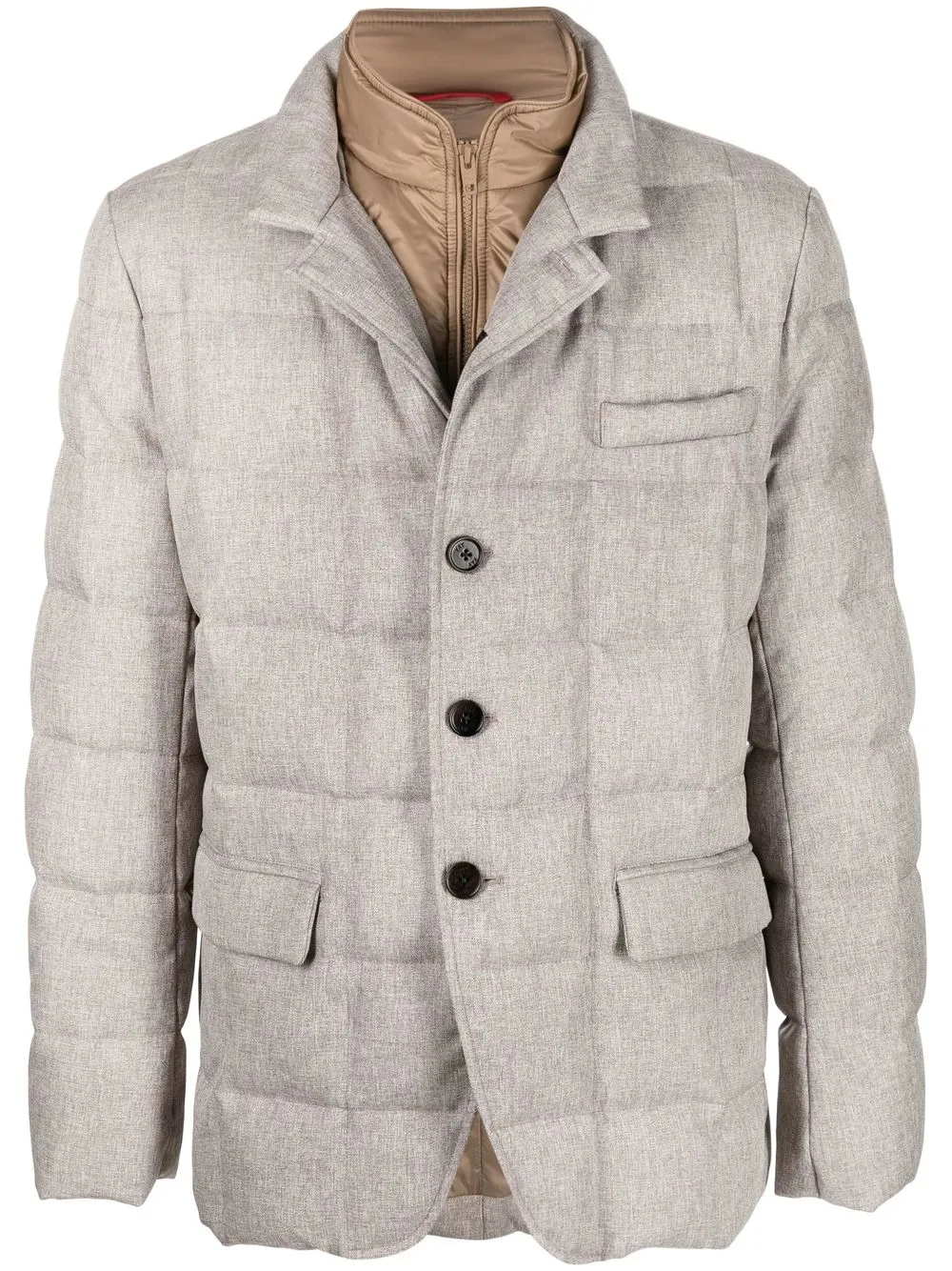 

Fay layered down-padded jacket - Neutrals