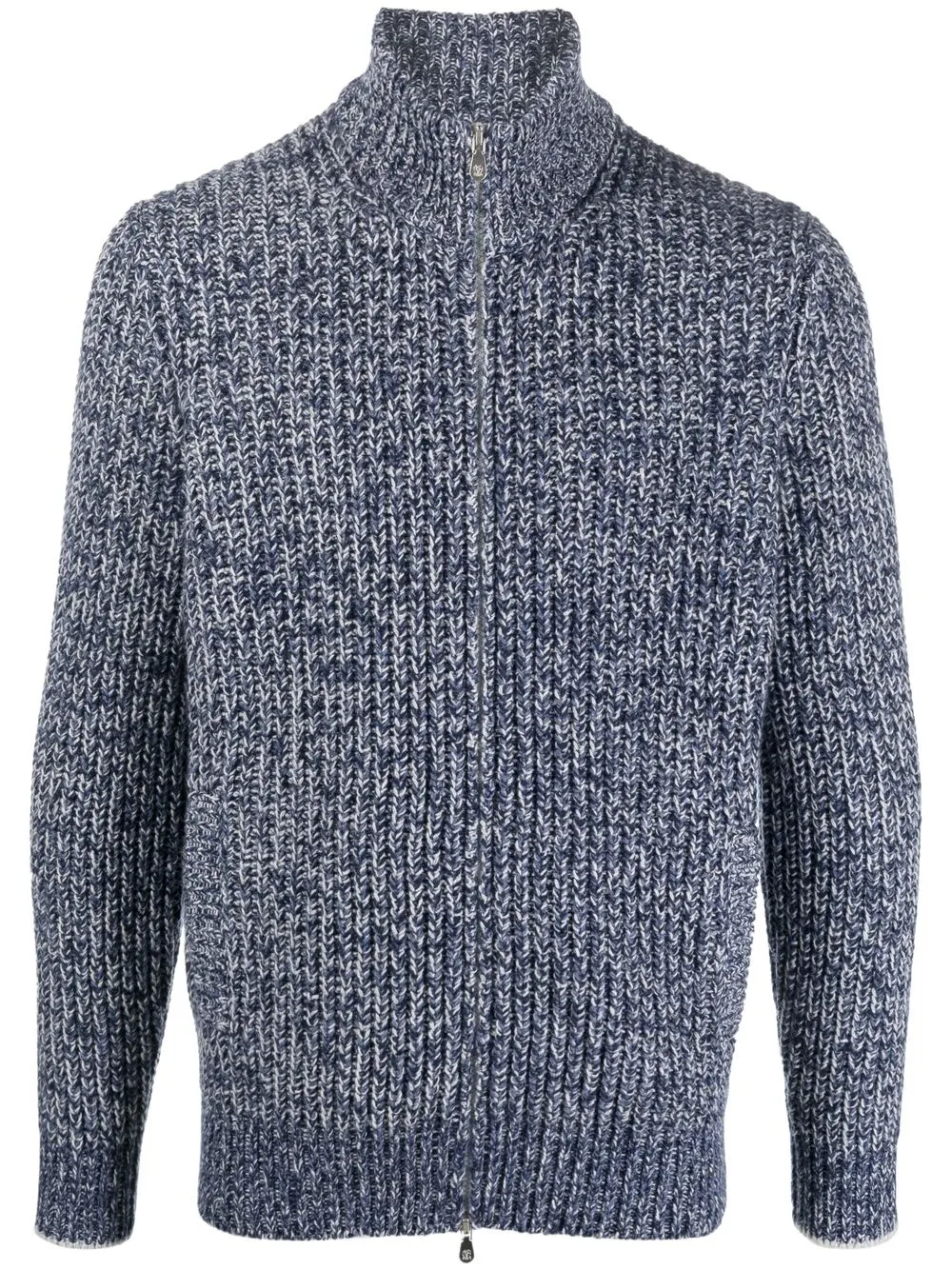 

Brunello Cucinelli zip-front knit cardigan - Blue