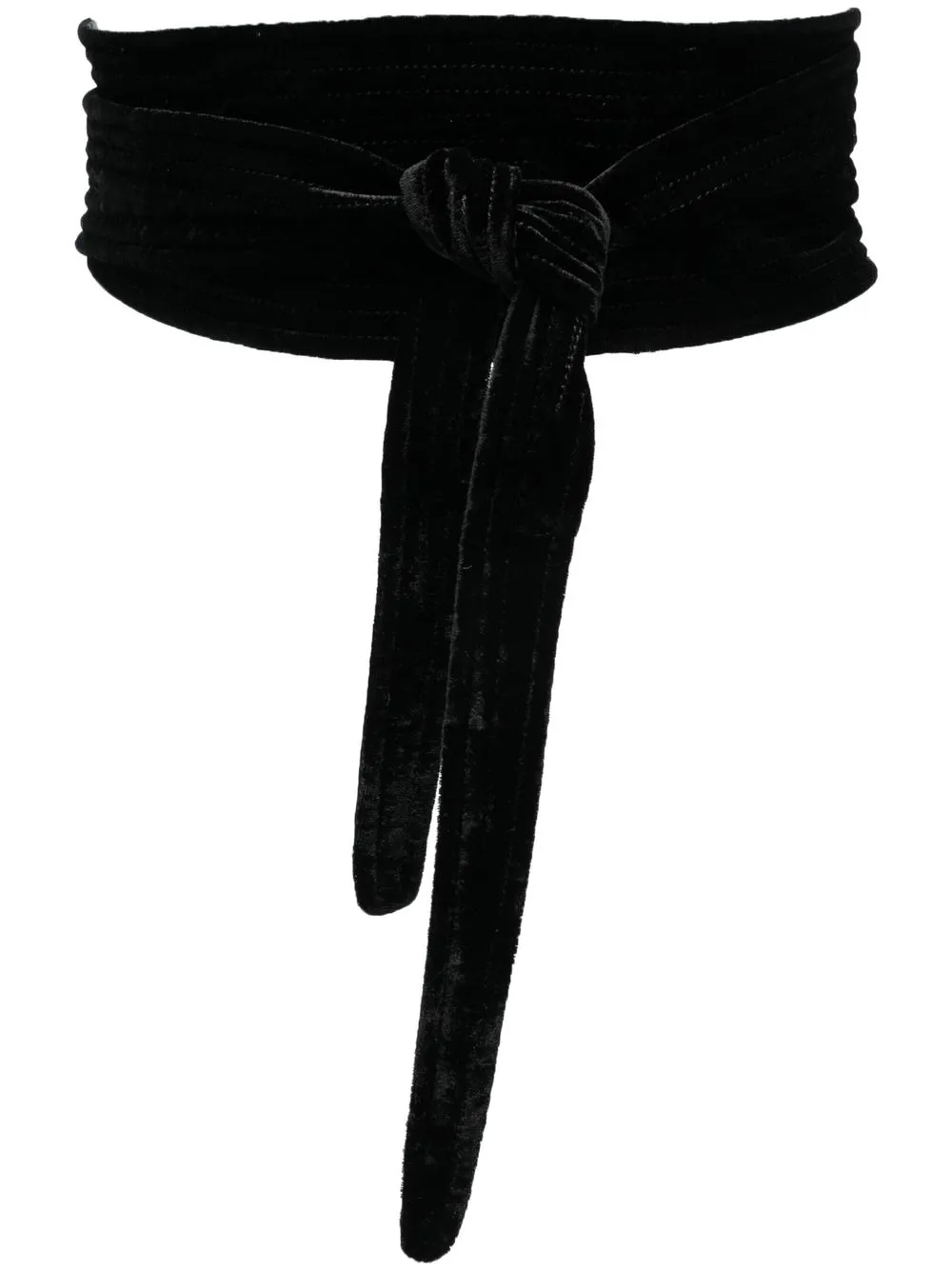 

Forte Forte self-tie silk belt - Black