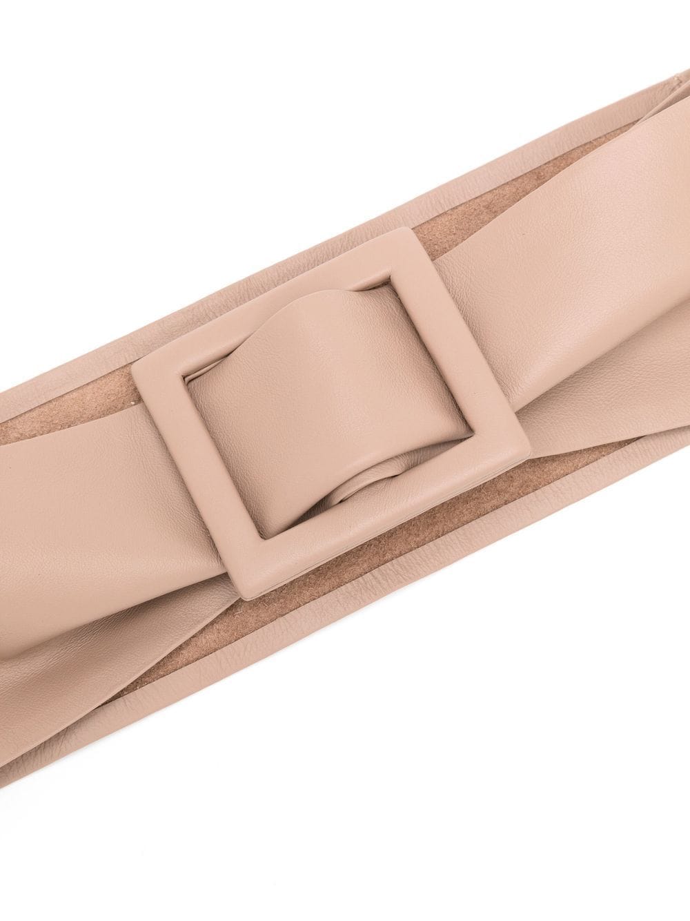 Shop Sarah Chofakian Gatsby Leather Waist Belt In Brown