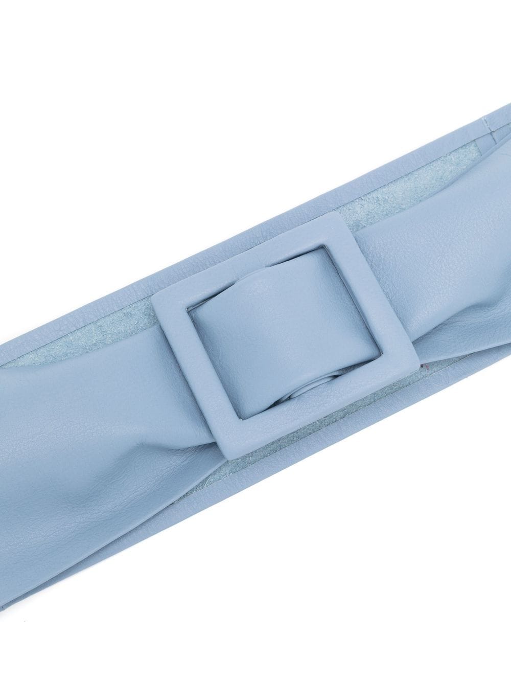 Shop Sarah Chofakian Gatsby Leather Waist Belt In Blue