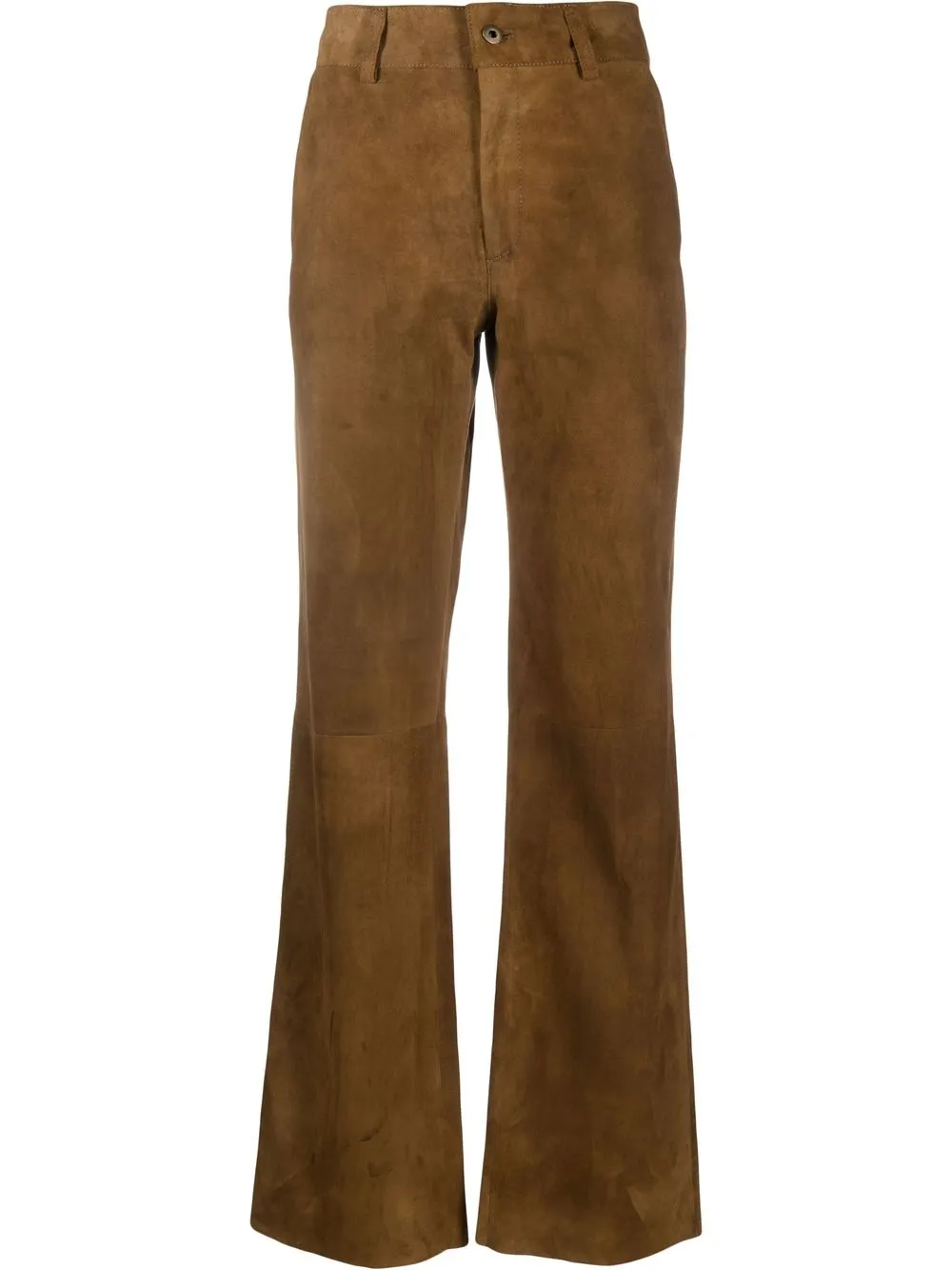 

Salvatore Santoro suede flared trousers - Brown