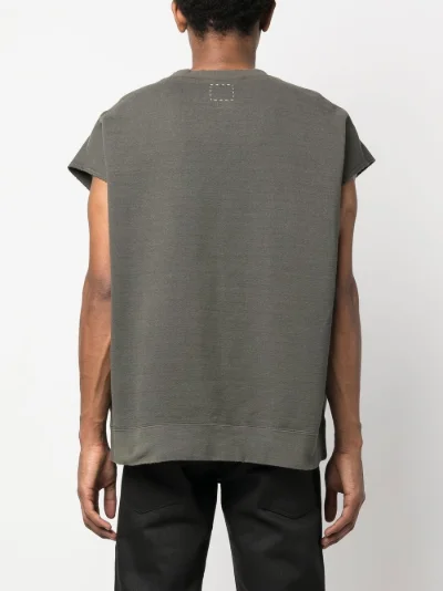 visvim Mondo sleeveless crew-neck sweatshirt grey | MODES