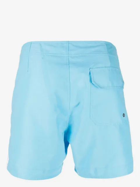 Palm Angels shorts de playa con logo bordado