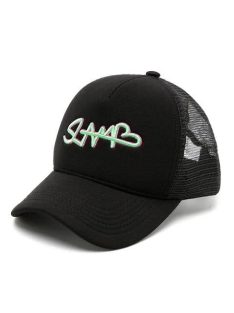 Amir Slama embroidered-logo perforated cap