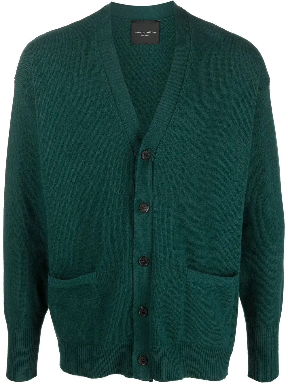 

Roberto Collina fine knit v-neck cardigan - Green