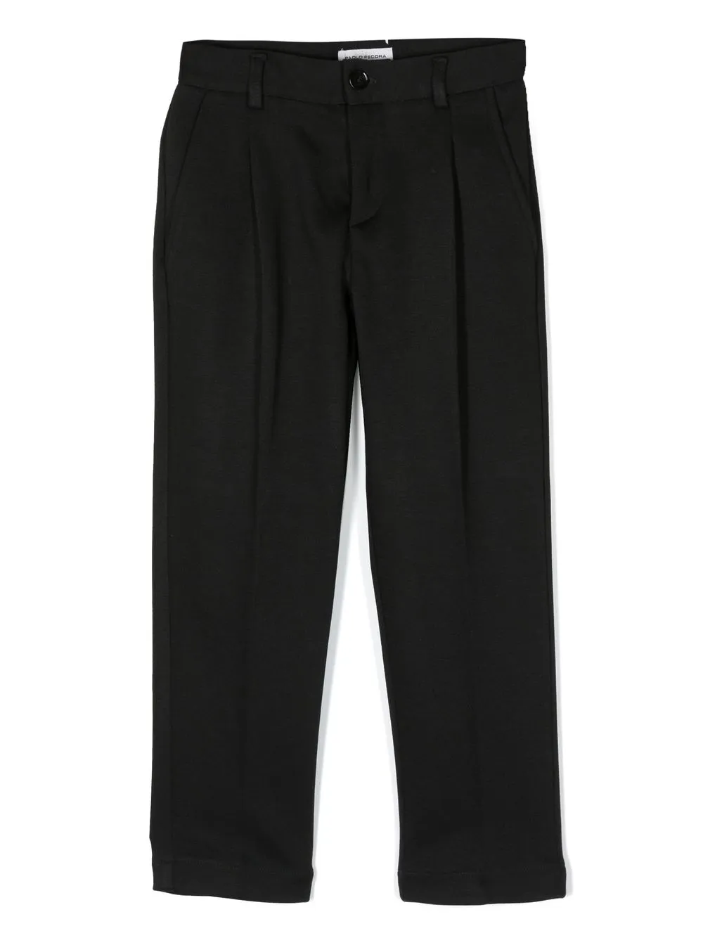 

Paolo Pecora Kids tailored dart-detail trousers - Black