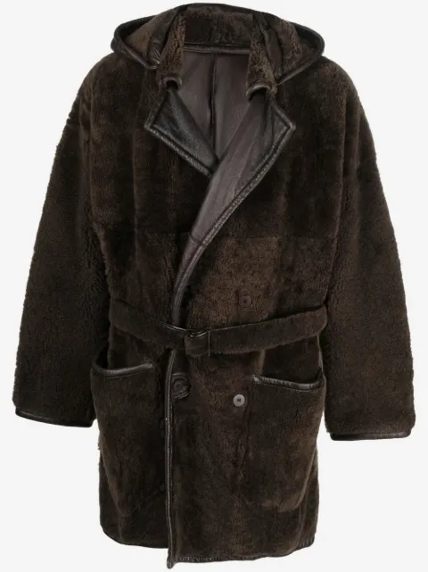 Gianfranco Ferré Pre-Owned abrigo con capucha 1990