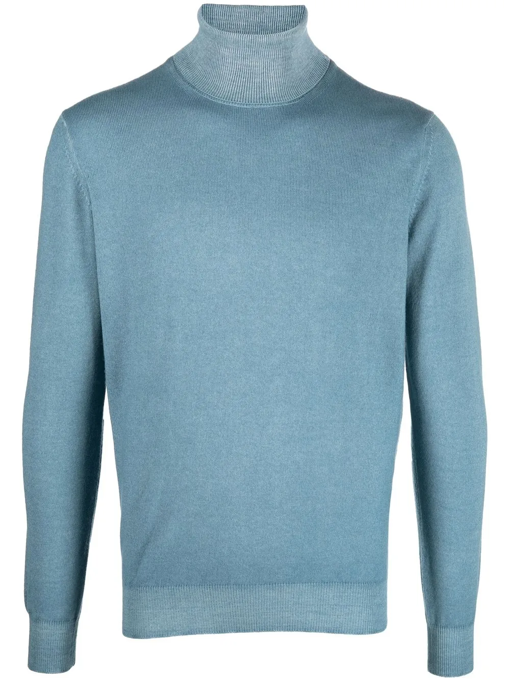 

Dell'oglio roll-neck rib-trimmed jumper - Blue