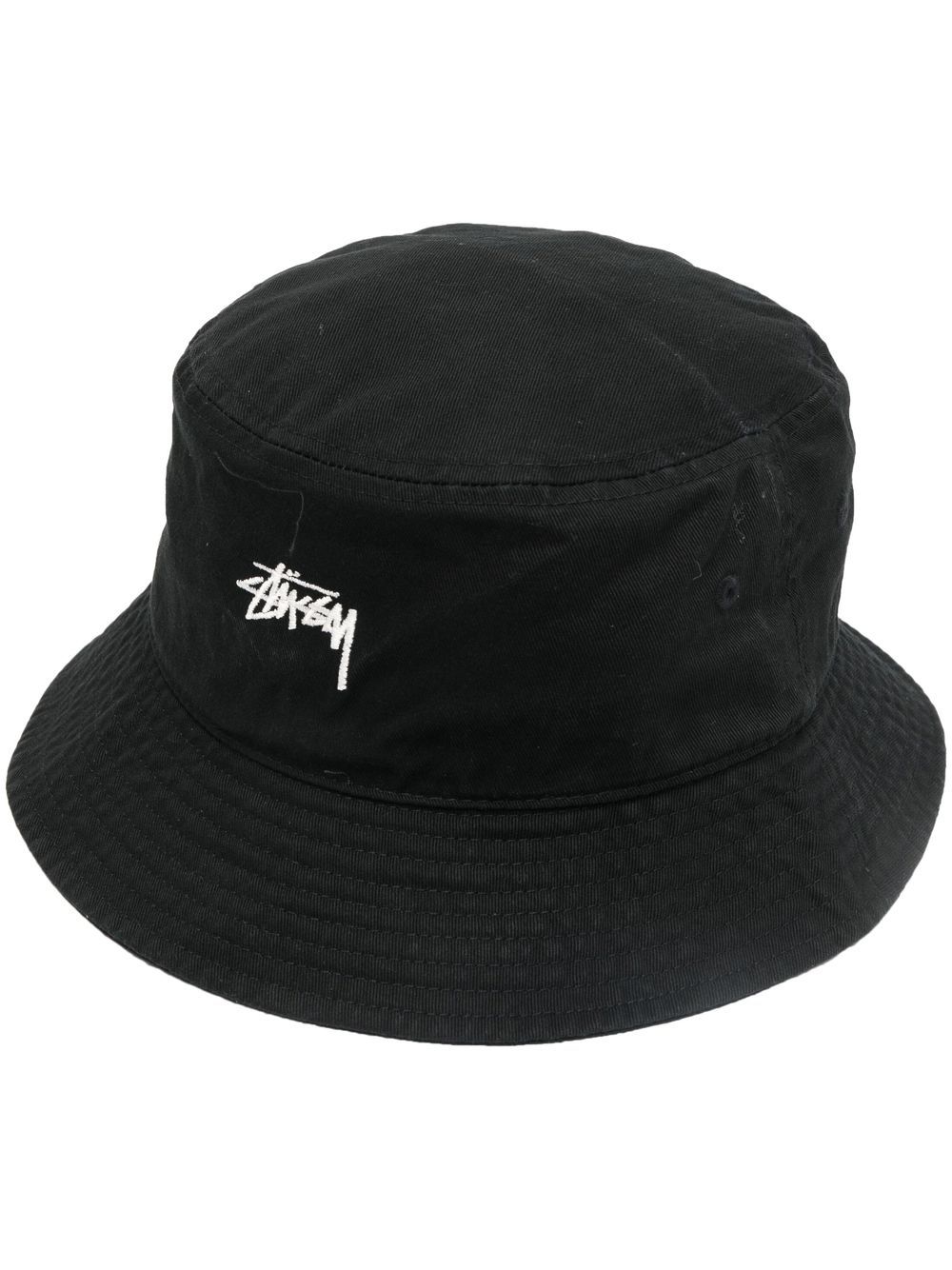 

Stüssy embroidered-logo bucket hat - Negro