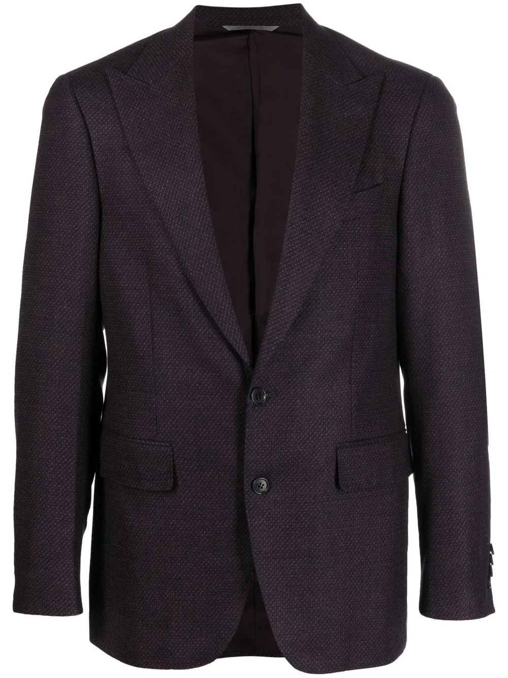 

Canali single-breasted tailored blazer - Purple