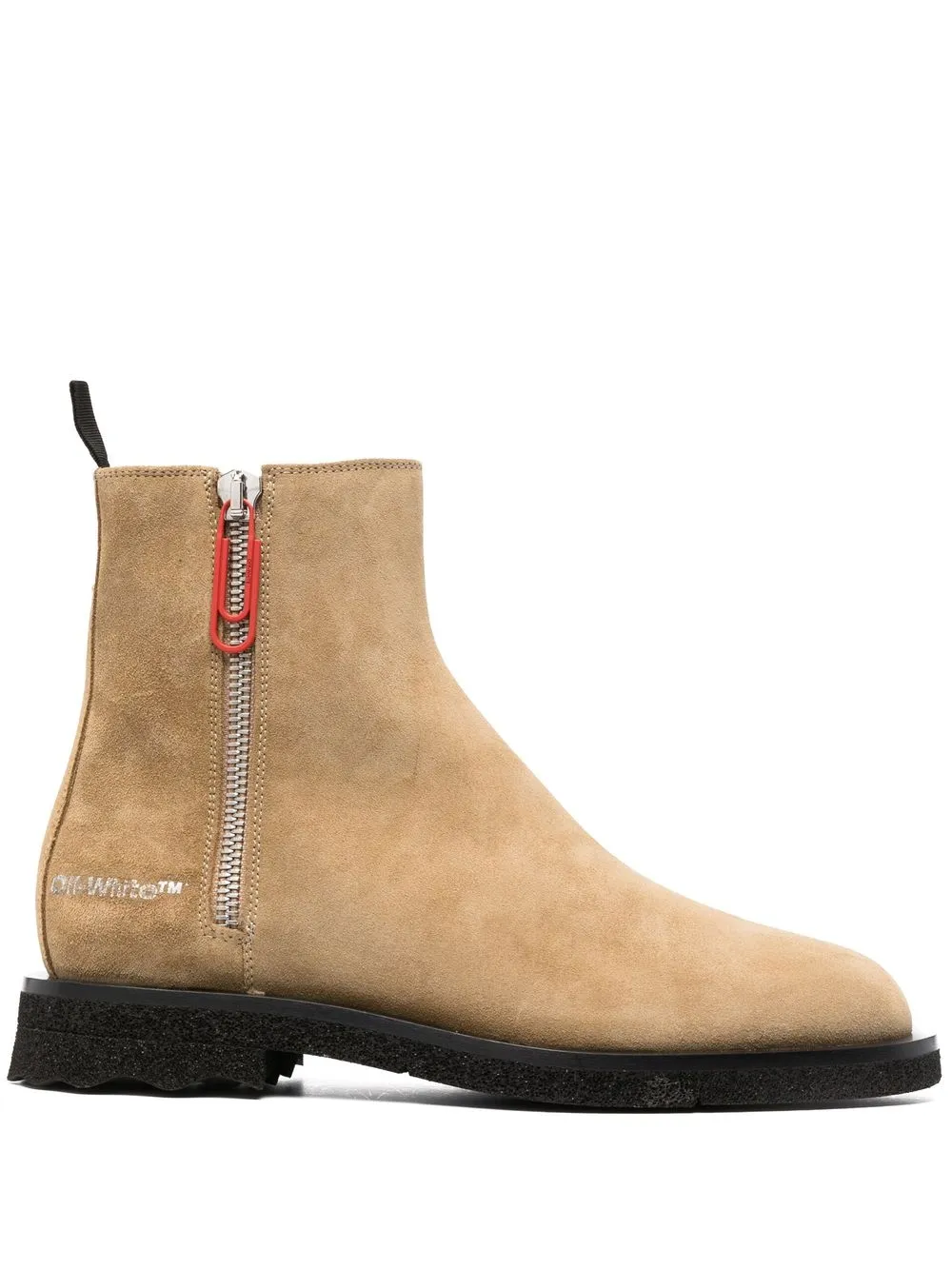 

Off-White suede ankle boots - Neutrals
