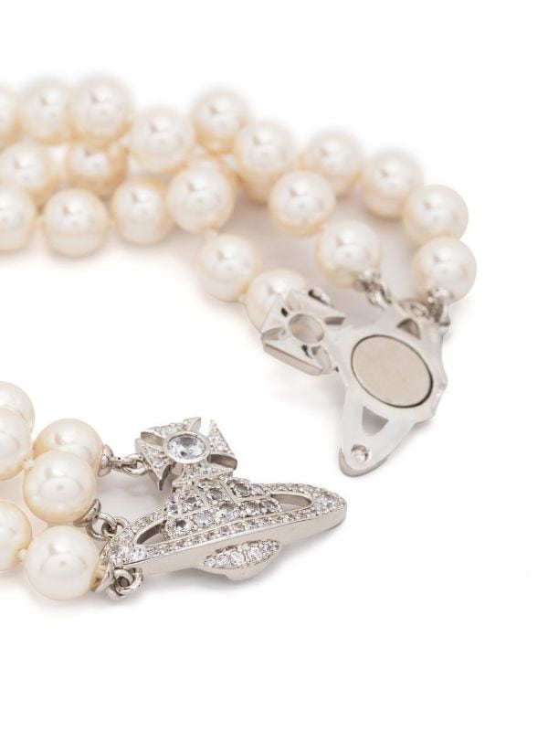 Vivienne Westwood Pearl Orb Bracelet - Farfetch