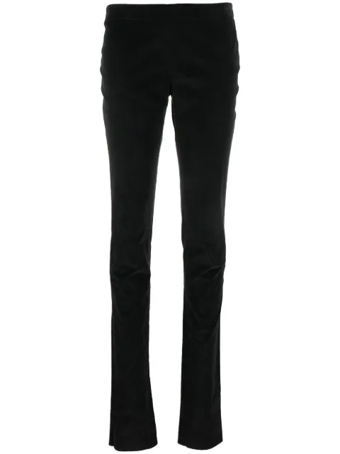 Gucci Pre-Owned 2000s skinny velvet trousers