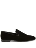 Giuseppe Zanotti slip-on velvet loafers - Black