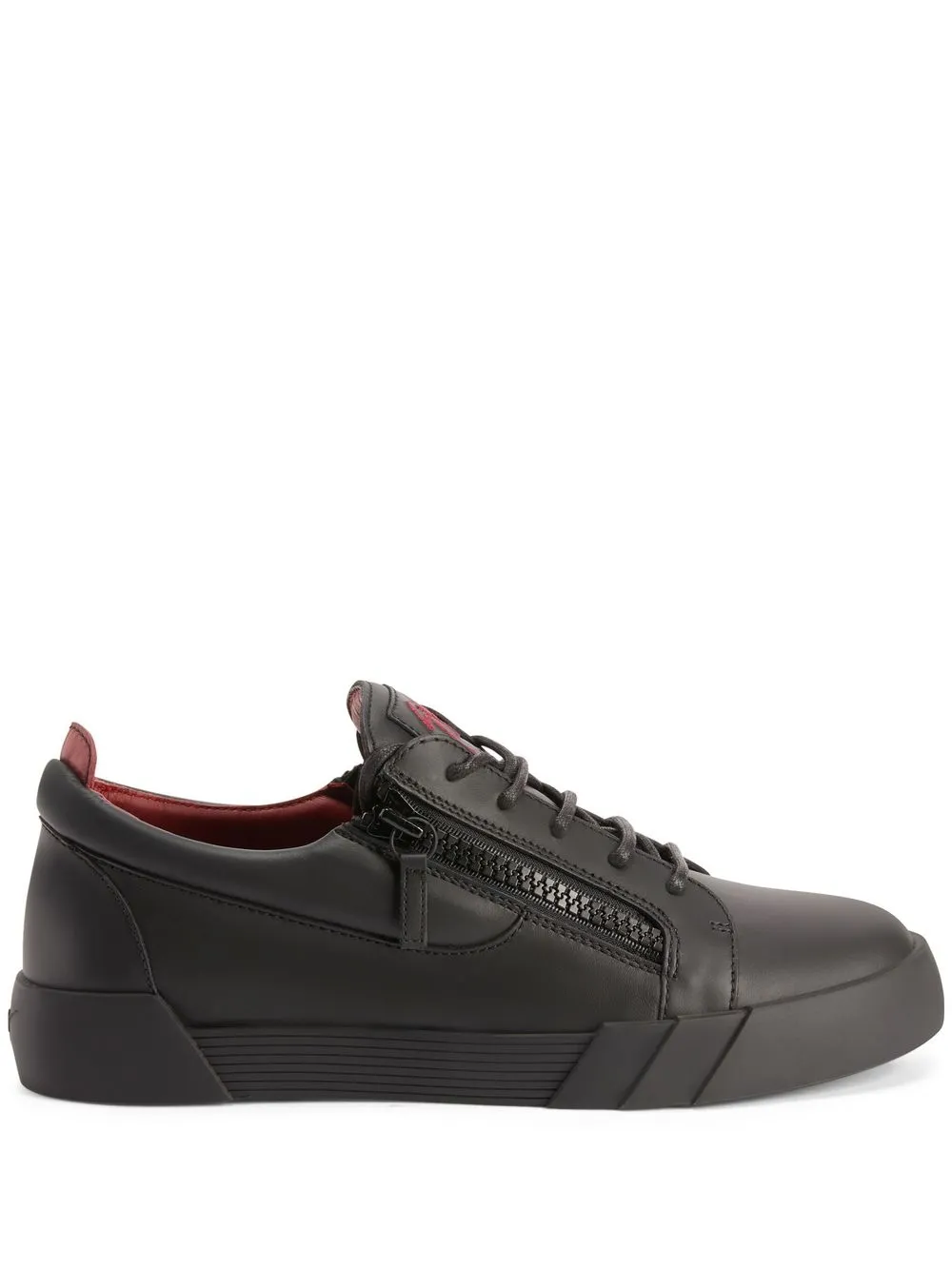 

Giuseppe Zanotti panelled leather sneakers - Black