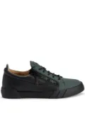 Giuseppe Zanotti low-top leather zip-up sneakers - Black