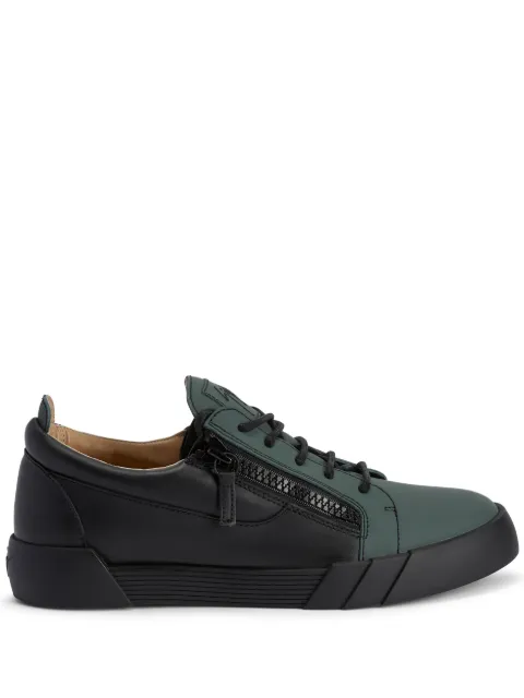 Giuseppe Zanotti low-top leather zip-up sneakers