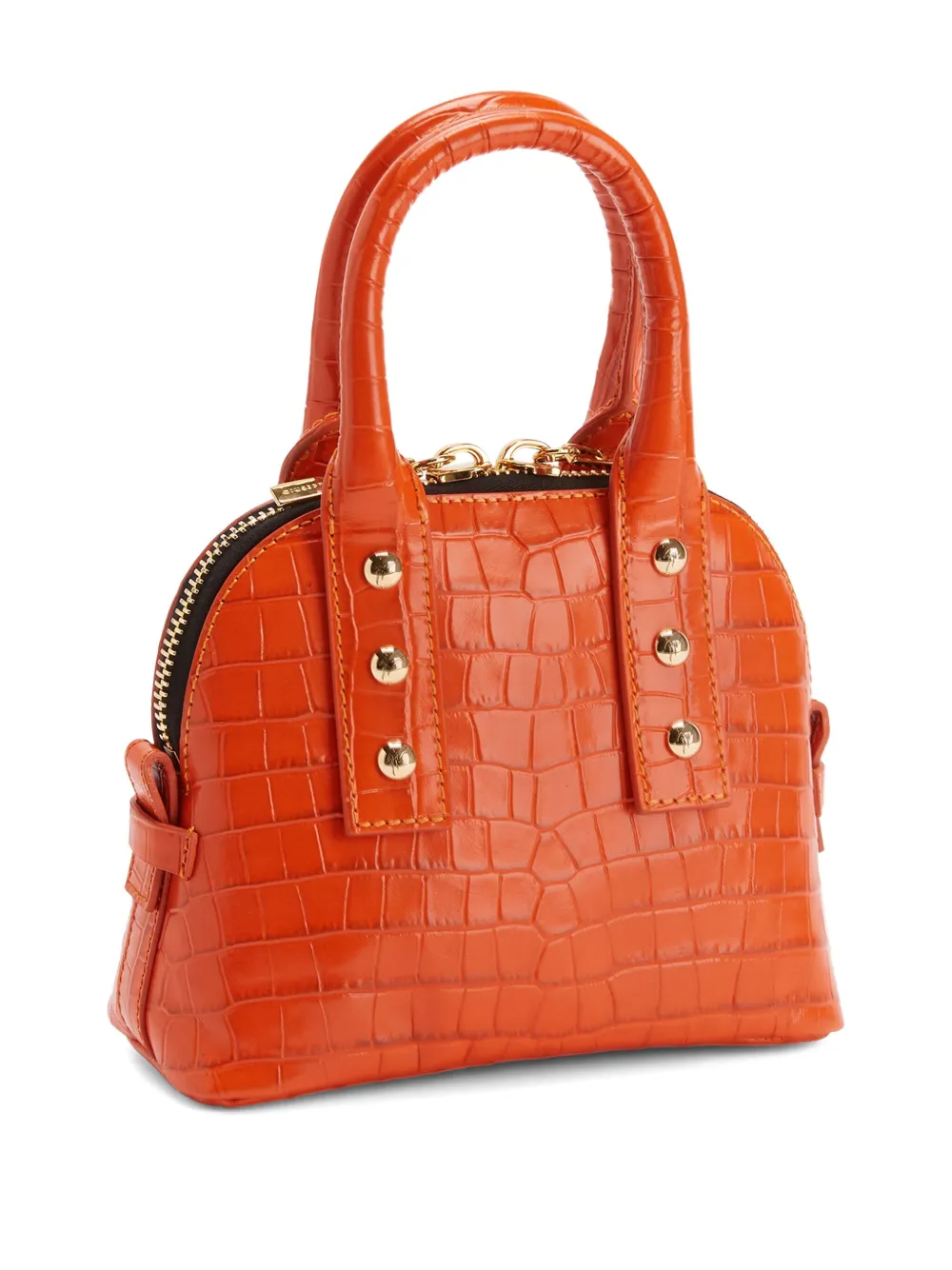Giuseppe Zanotti Leren schoudertas Oranje