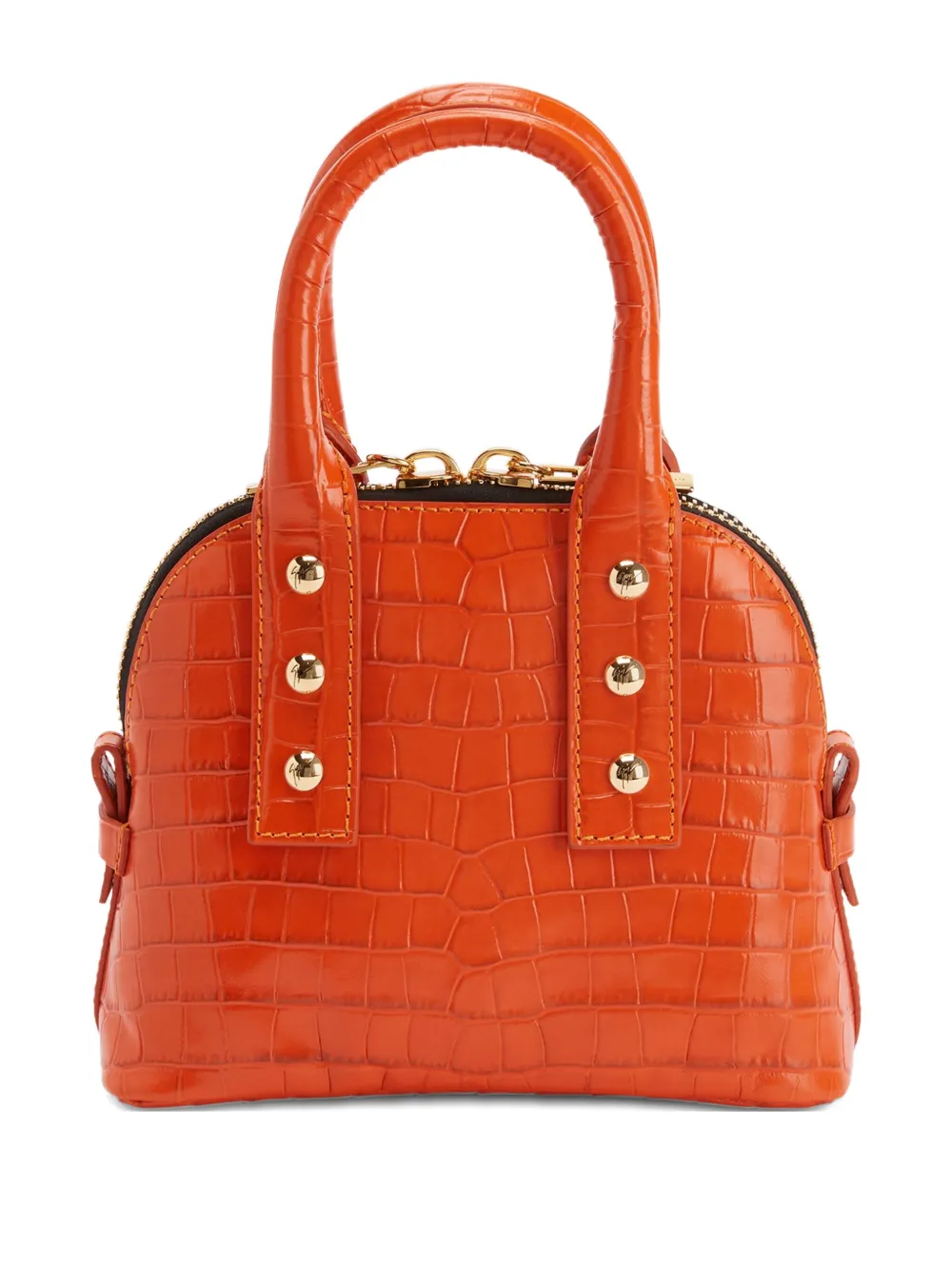 Giuseppe Zanotti Leren schoudertas Oranje