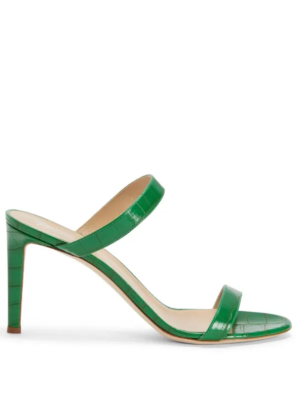 Giuseppe Zanotti Claista Stiletto Sandals Green FARFETCH EG