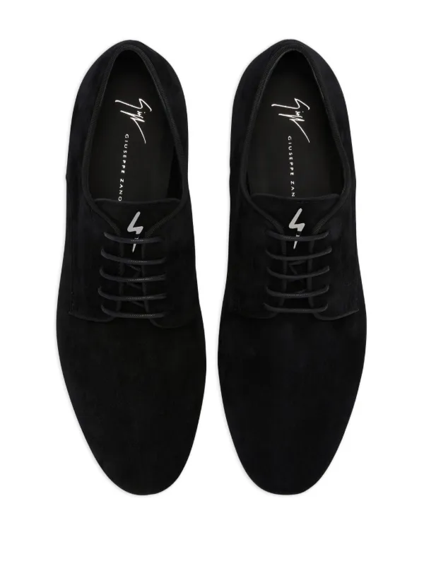 GIUSEPPE ZANOTTI ブラックスエードブーツ ジュゼッペザノッティ