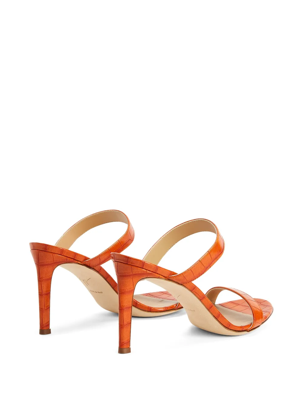  Giuseppe Zanotti Mules Mit Riemen 85mm   Orange 