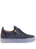 Giuseppe Zanotti Gail glitter low-top sneakers - Black