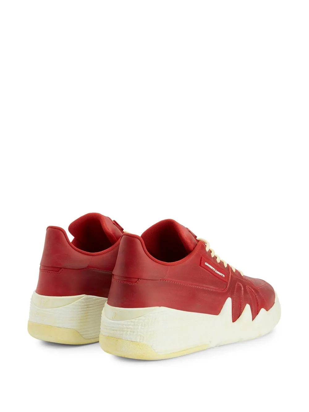  Giuseppe Zanotti Sneakers Mit Logo Schild   Rot 